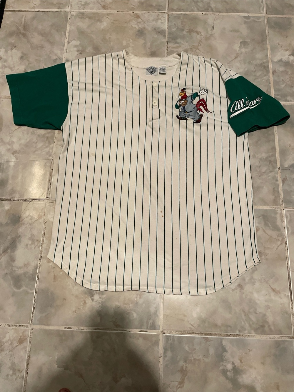 Vintage 1994 Warner Bros Looney Tunes Jersey Men’s M All Stars Foghorn Leghorn